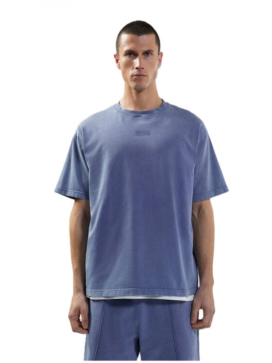 GCDS GCDS T-Shirt b1cm2320jh5-69 Fioletowy Regular Fit