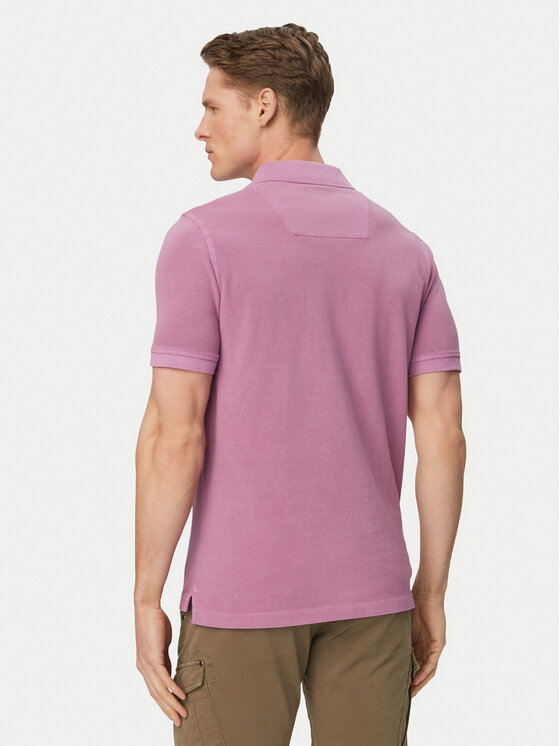 Aeronautica Militare Aeronautica Militare Polokošeľa 261PO1925UP00406 Svetlo fialová Regular Fit