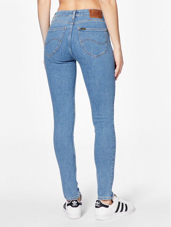 Lee Lee Jeansy Scarlett L626FAB38 112328321 Niebieski Skinny Fit