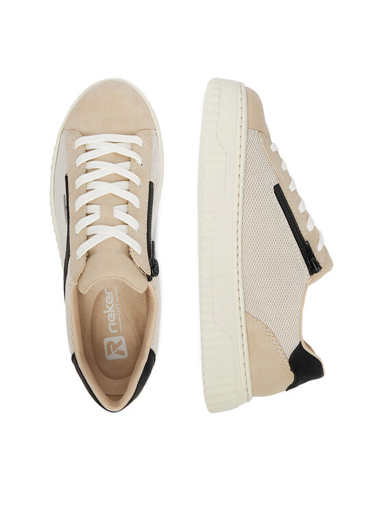 Rieker Rieker Sneakersy N9900-60 Béžová