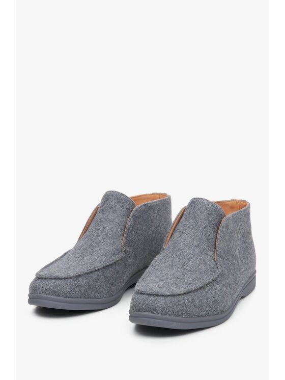 Estro Estro Μοκασίνια ER00113921 Γκρι