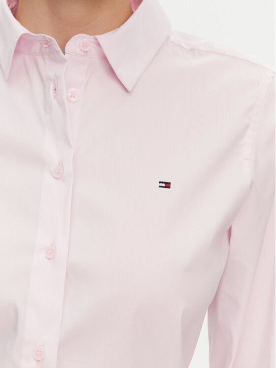 Tommy Hilfiger Tommy Hilfiger Πουκάμισο WW0WW44084 Ροζ Regular Fit