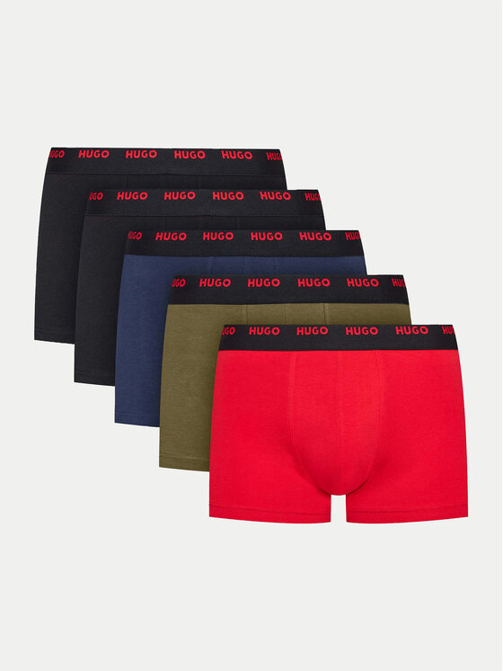 HUGO Hugo Set od 5 pari bokserica 50479944 Šarena