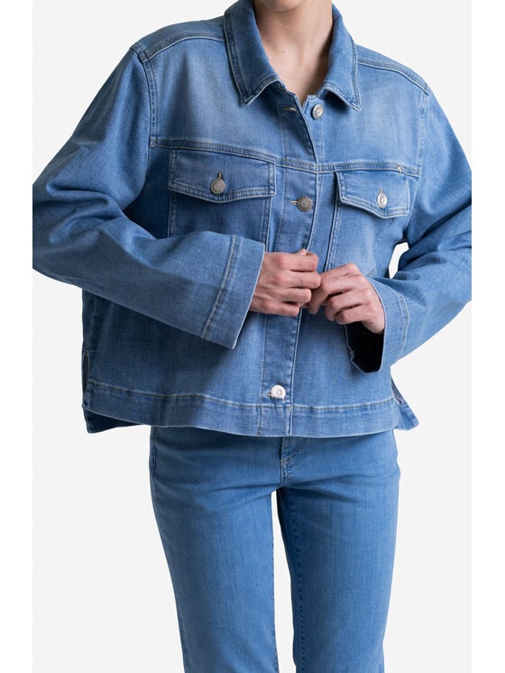 RJ Rocks Jeans RJ Rocks Jeans Kurtka jeansowa Emma Niebieski Oversize
