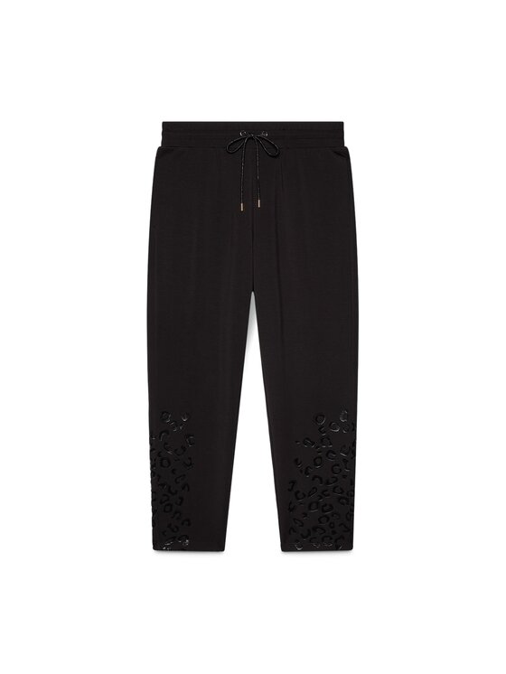 Fiorella Rubino Fiorella Rubino Spodnie materiałowe P876L002488N033 Czarny Slim Fit