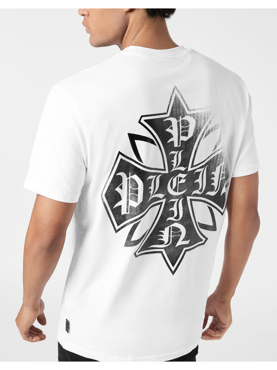 PHILIPP PLEIN PHILIPP PLEIN T-Shirt 26211 Biały Regular Fit