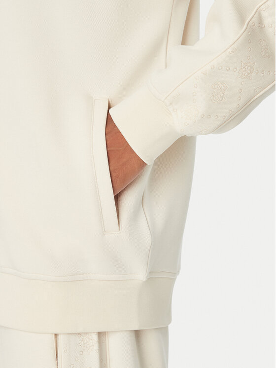 Guess Guess Суитшърт Z6BQ08 K6549 Кремав Oversize