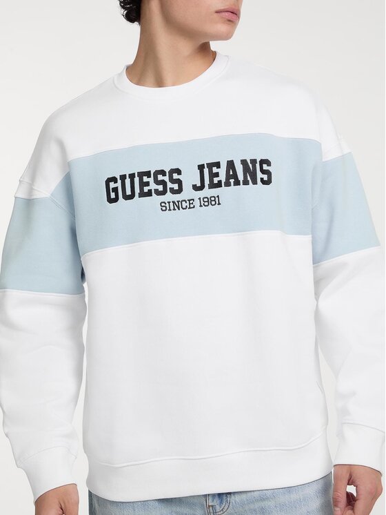 Guess Guess Bluza 168465 Błękitny Classic Fit