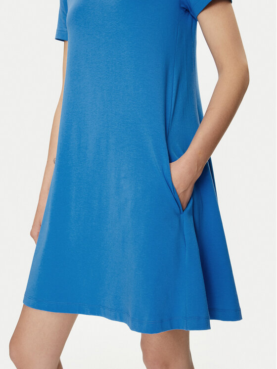 United Colors Of Benetton United Colors Of Benetton Igapäevane kleit 3Z1RDV01E Sinine Regular Fit