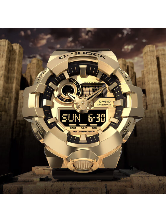 Casio Casio Zegarek GM-700G-9AER Czarny