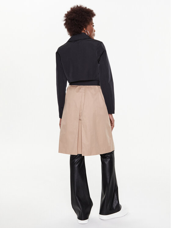 KARL LAGERFELD KARL LAGERFELD Παλτό μεταβατικό Transformer 225W1501 Μαύρο Regular Fit