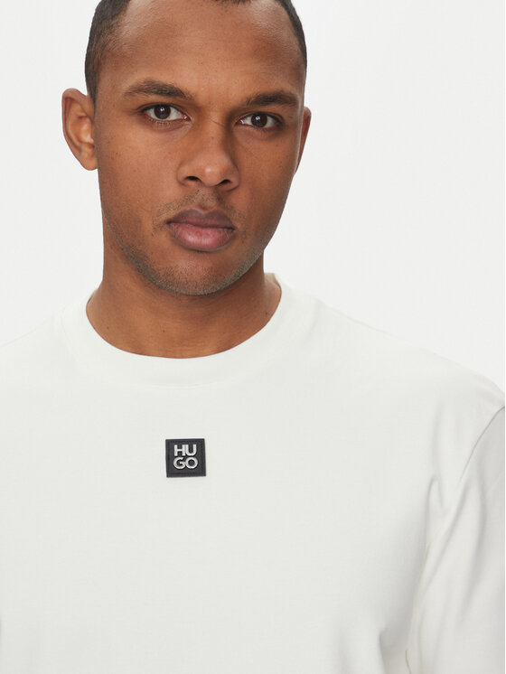 HUGO HUGO T-krekls Dalile 50505201 Écru Regular Fit