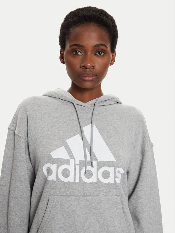 adidas adidas Jopa Essentials Big Logo IC9865 Siva Loose Fit