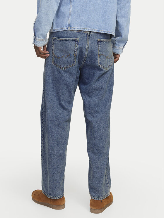 Jack & Jones Jack & Jones Džinsi Alex 12269484 Zils Straight Leg