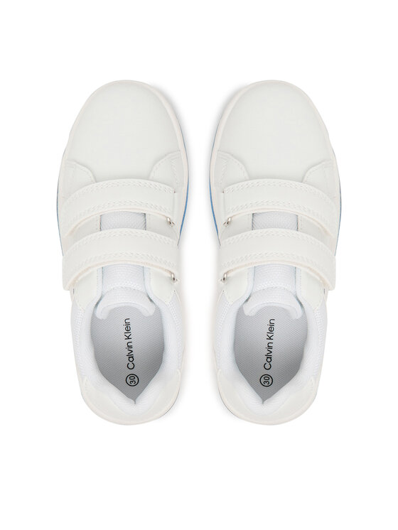 Calvin Klein Calvin Klein Sneakersy Low Cut Velcro V1X9-83279-0040 S Biela