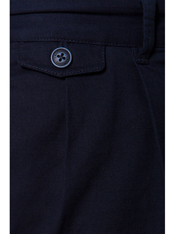 Lancerto Lancerto Szorty materiałowe Borneo Granatowy Regular Fit