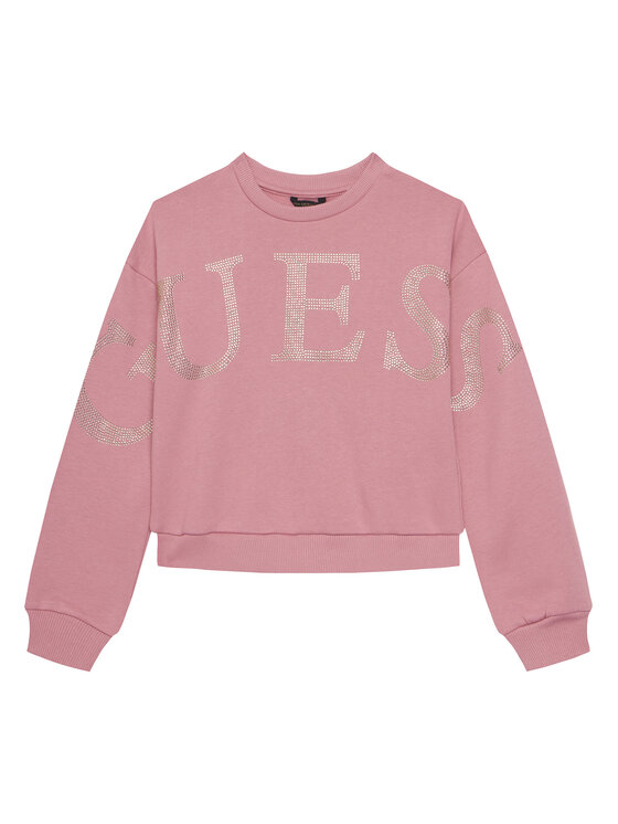 Guess Bluza J5YQ09 KAV34 Różowy Regular Fit