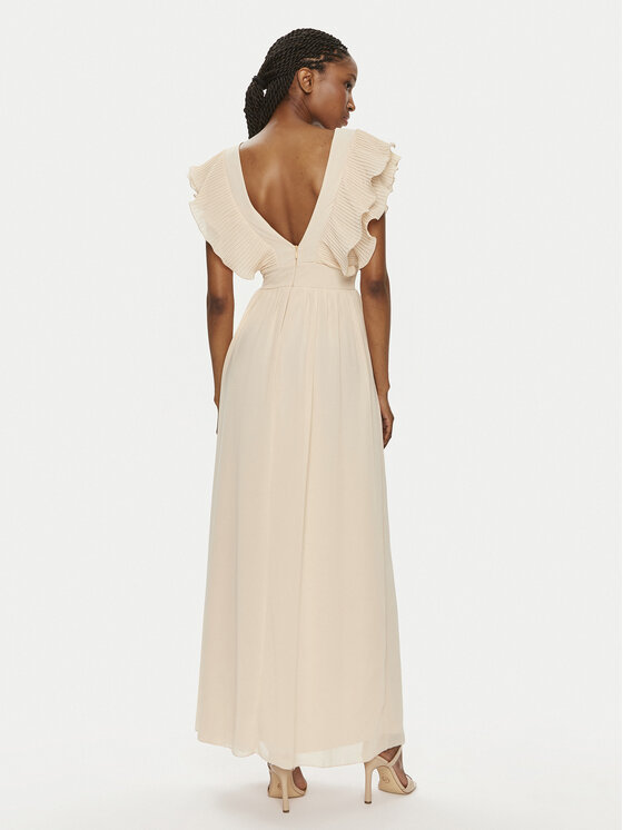Rinascimento Rinascimento Coctailkleid CFC0119287003 Beige Regular Fit