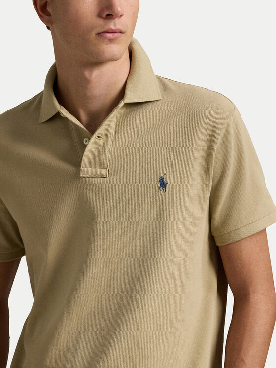 Polo Ralph Lauren Polo Ralph Lauren Polo majica 710536856462 Bež Slim Fit