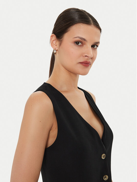 ViCOLO ViCOLO Weste TB1569 Schwarz Regular Fit