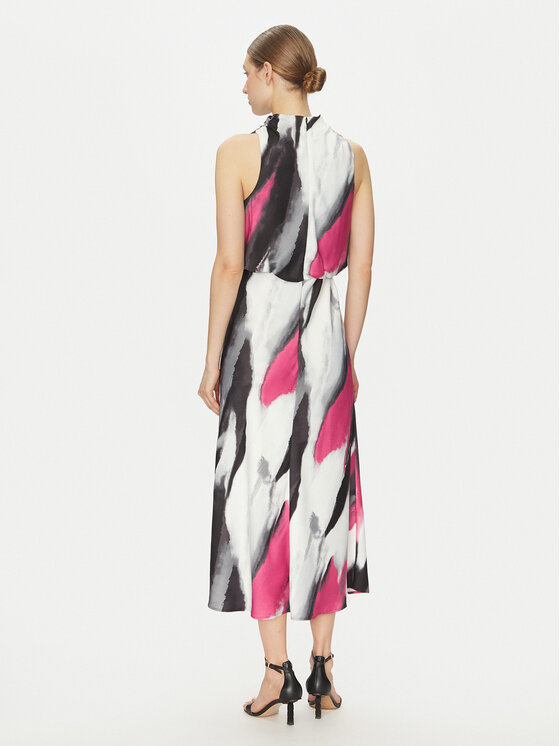 DKNY DKNY Koktejlové šaty P4JBNZ22 Barevná Regular Fit