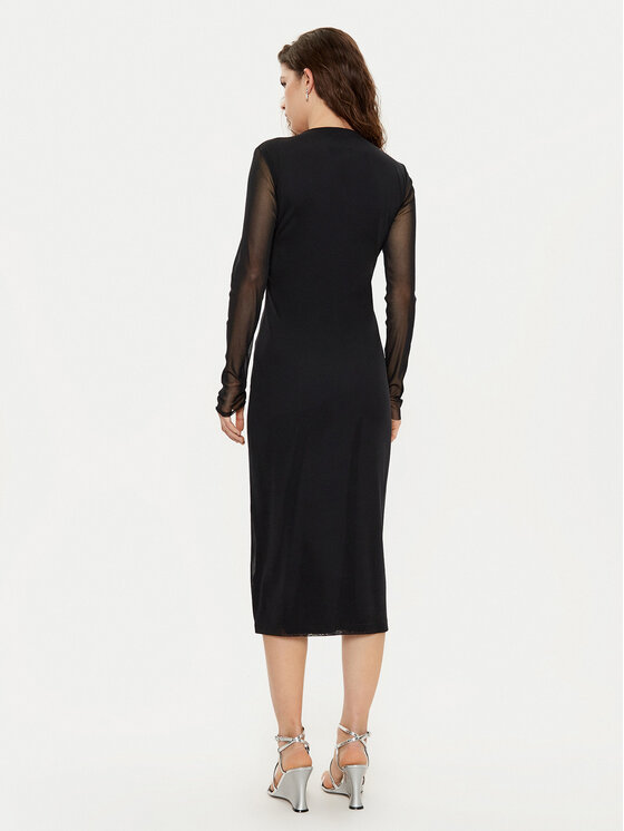 JOOP! JOOP! Kokteilinė suknelė 10018885 30044844 Juoda Slim Fit