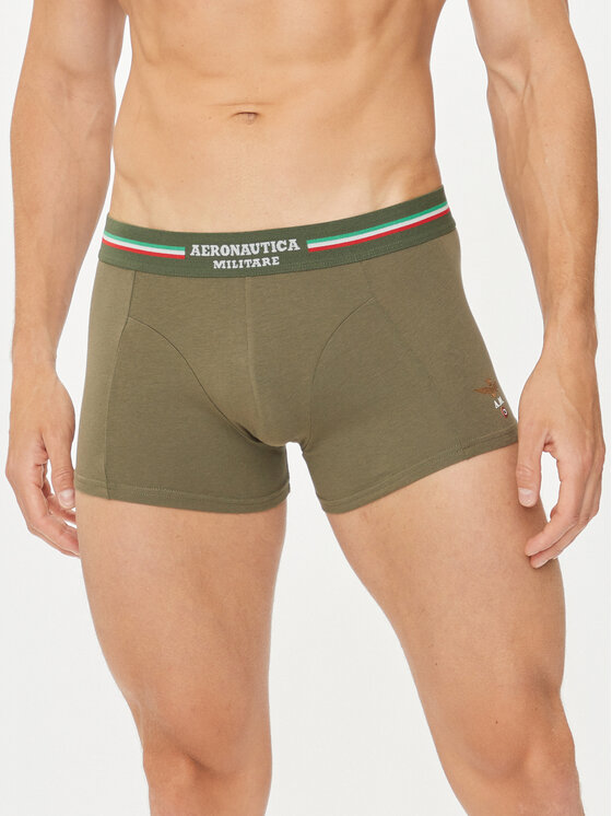 Aeronautica Militare Aeronautica Militare Set od 2 para bokserica AM1UBX001 Kaki