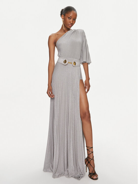 Elisabetta Franchi Elisabetta Franchi Õhtune kleit AB-534-41E2-5754 Hõbedane Regular Fit