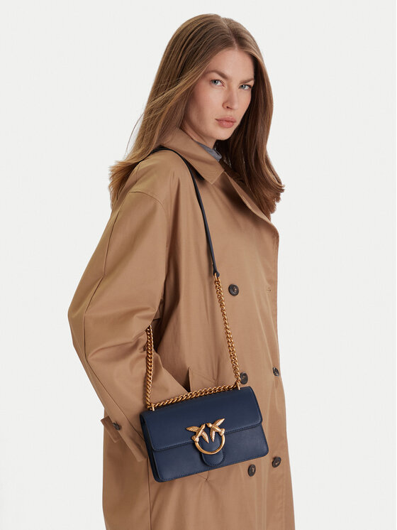 PINKO Geantă Love One Mini Dc AI 25-26 PLTT 100074 A0F1 Bleumarin