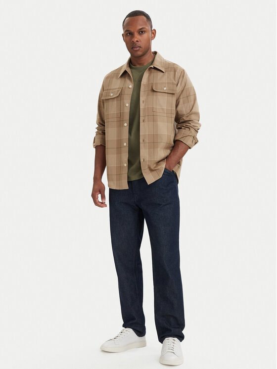 HUGO HUGO Särk Ernio 50566312 Beež Regular Fit