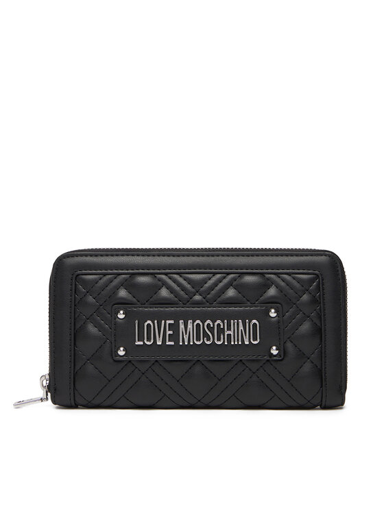 LOVE MOSCHINO Duży Portfel Damski JC5600PP1NLA000B Czarny