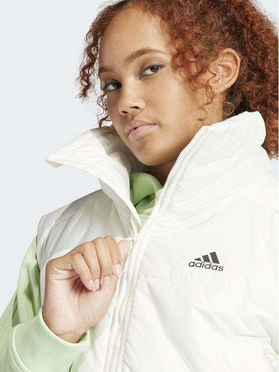 adidas Gilet 3 Stripes IS1254 Blanc Regular Fit Modivo