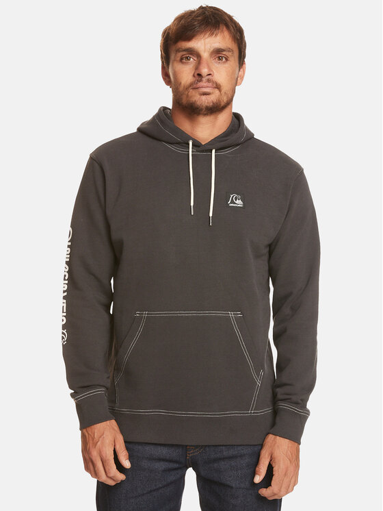 Quiksilver Quiksilver Mikina The Original Otlr EQYFT04794 Černá Regular Fit