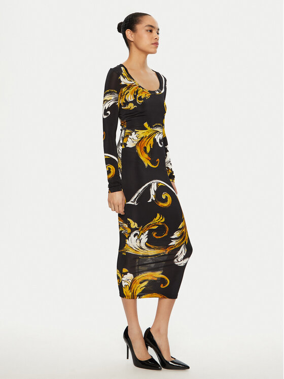 Versace Jeans Couture Versace Jeans Couture Igapäevane kleit 78HAO920 JS471 Must Regular Fit