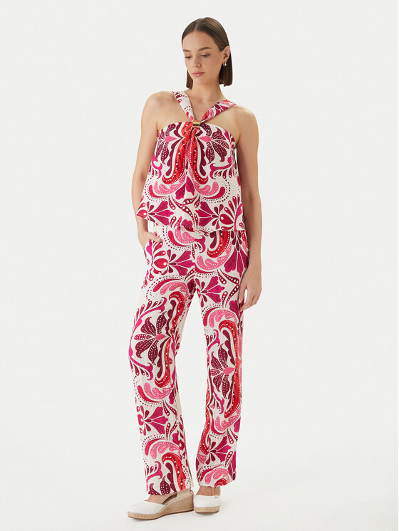 Morgan Morgan Pantaloni di tessuto 261-PMARIA Rosa Regular Fit