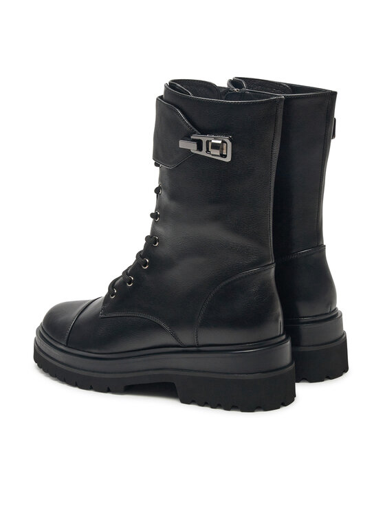 Coccinelle Coccinelle Schnürstiefeletten Coccinellemagie E4 RJO 35 01 01 Schwarz