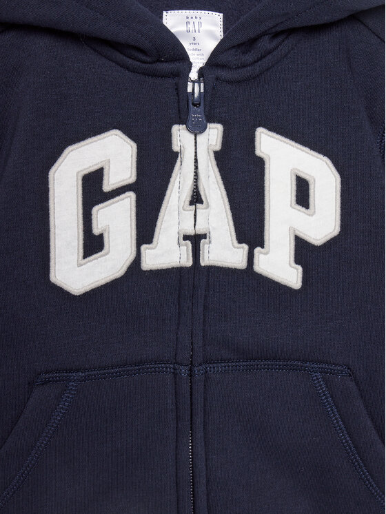Gap Gap Majica dugih rukava 619017-01 Tamnoplava Regular Fit