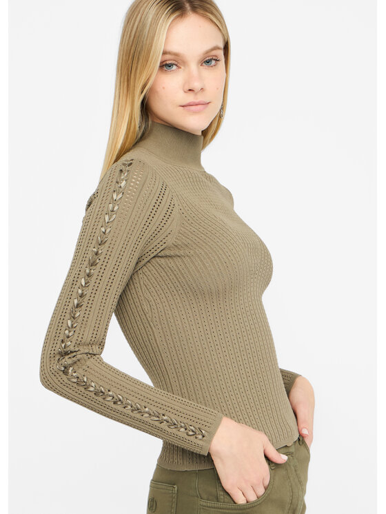 Liu Jo Liu Jo Cardigan CF5087MS46MX0707 Verde Slim Fit