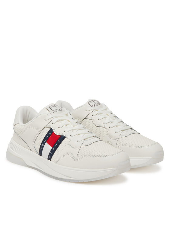 Tommy Jeans Tommy Jeans Sneakersy Tjm Retrocasual Runner EM0EM01528 Biały