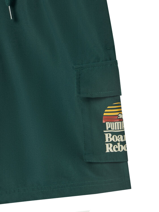 Puma Puma Pantaloncini sportivi MID90S Cargo 685154 Verde Regular Fit
