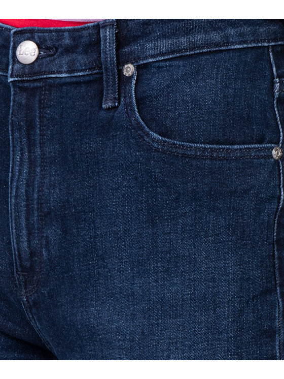 Lee Lee Jeansy 112339876 Granatowy Regular Fit