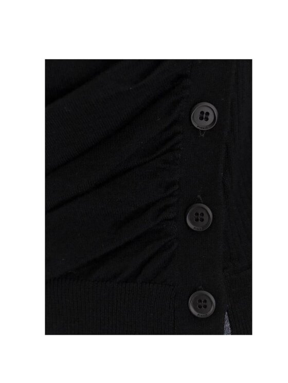PINKO PINKO Ζιβάγκο Buccia maglia 1 lana Μαύρο Slim Fit