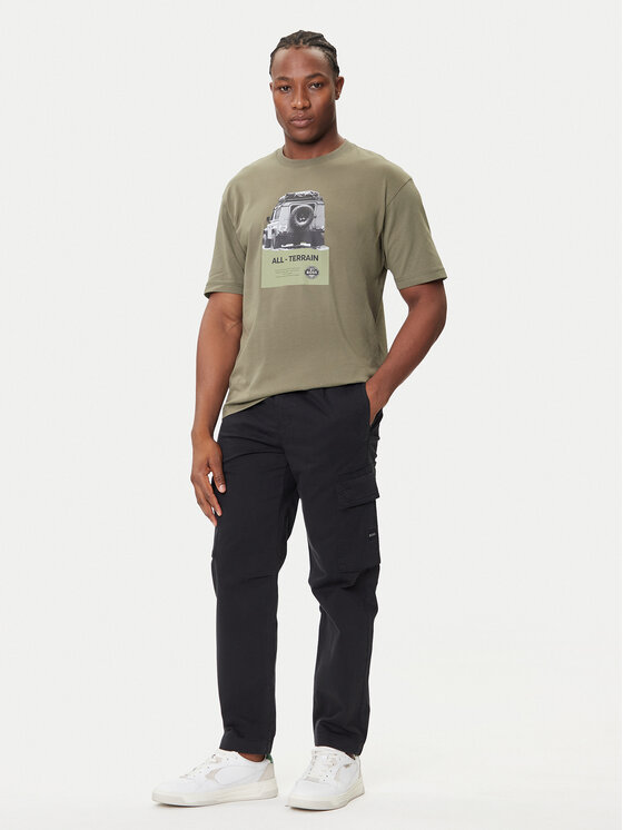 BOSS BOSS T-Shirt Te_Wagon 50546958 Zielony Relaxed Fit