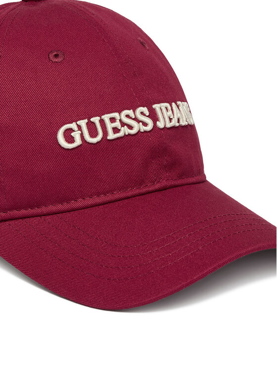 Guess Jeans Guess Jeans Czapka z daszkiem CWBEO-GJ-U3-007-SS26 Bordowy