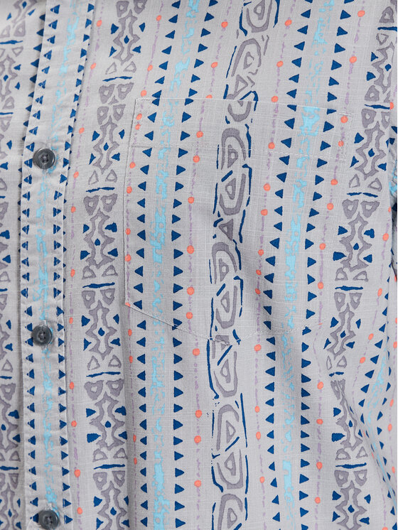 Quiksilver Quiksilver Srajca Tracks EQYWT04463 Siva Regular Fit