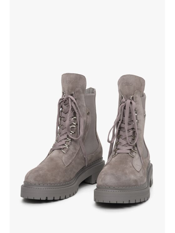 Estro Estro Μποτάκια ER00114044 Γκρι