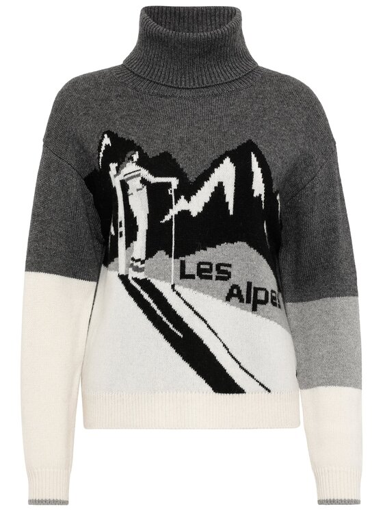 KRIMSON KLOVER KRIMSON KLOVER Golf Les Alpes Szary Regular Fit
