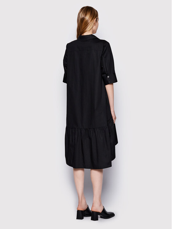 Gestuz Gestuz Haljina košulja Avaligz 10906320 Crna Loose Fit