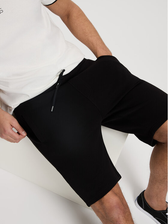 Cross Jeans Cross Jeans Szorty sportowe 49073-020 Czarny Regular Fit