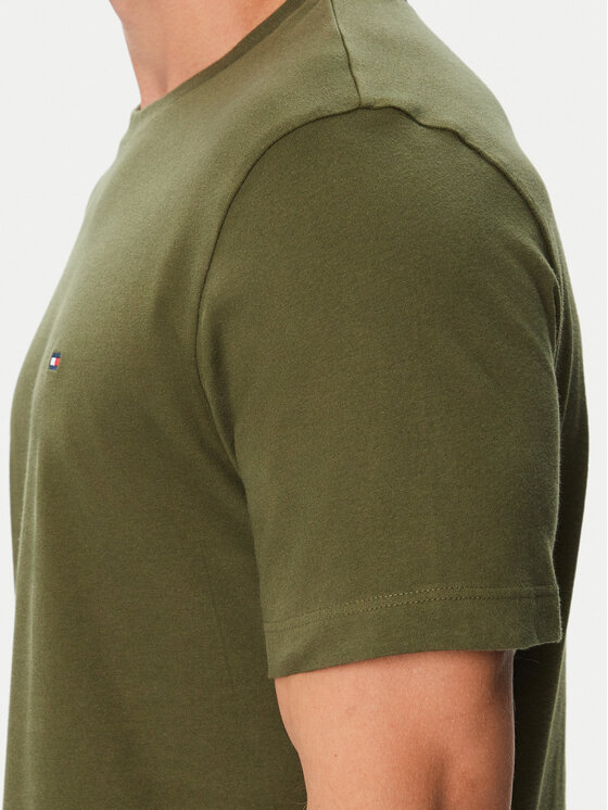 Tommy Hilfiger Tommy Hilfiger Тишърт Ess Seasonal MW0MW39995 Каки Regular Fit